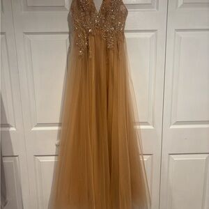 Gold Evening/Prom Gown Size 6
